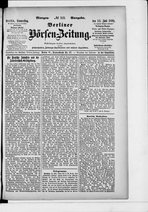 Berliner Börsen-Zeitung vom 13.07.1899