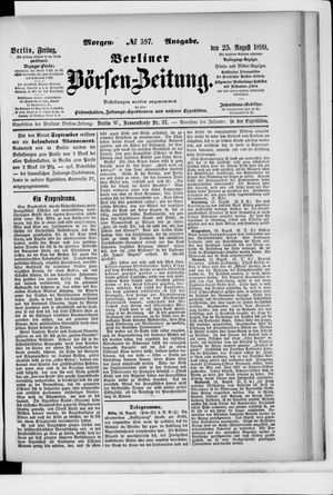 Berliner Börsen-Zeitung vom 25.08.1899