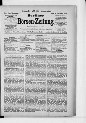Berliner Börsen-Zeitung vom 03.10.1899