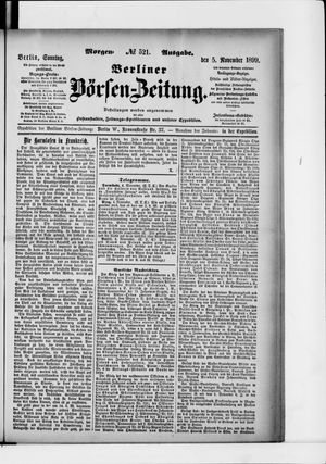 Berliner Börsen-Zeitung on Nov 5, 1899