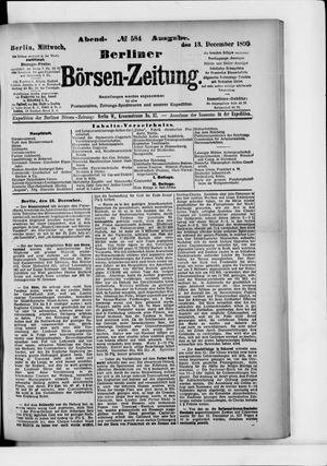 Berliner Börsen-Zeitung vom 13.12.1899