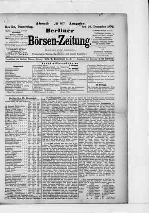 Berliner Börsen-Zeitung vom 28.12.1899