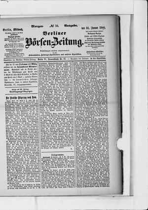 Berliner Börsen-Zeitung vom 31.01.1900