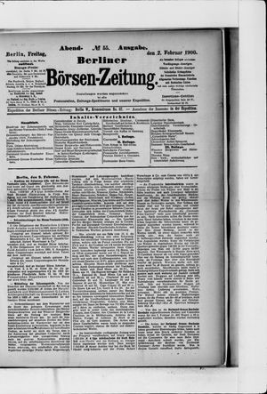 Berliner Börsen-Zeitung vom 02.02.1900