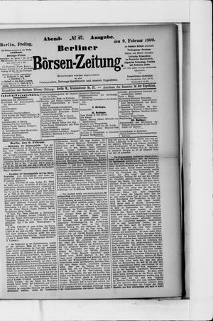 Berliner Börsen-Zeitung vom 09.02.1900