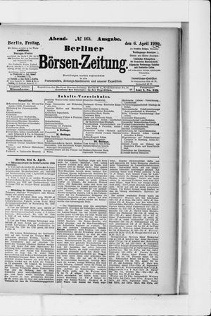 Berliner Börsen-Zeitung vom 06.04.1900