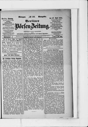 Berliner Börsen-Zeitung on Apr 29, 1900