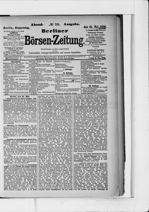 Berliner Börsen-Zeitung vom 31.05.1900