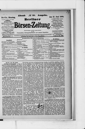 Berliner Börsen-Zeitung on Jun 12, 1900