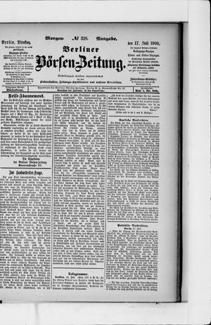 Berliner Börsen-Zeitung vom 17.07.1900