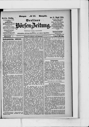 Berliner Börsen-Zeitung vom 21.08.1900