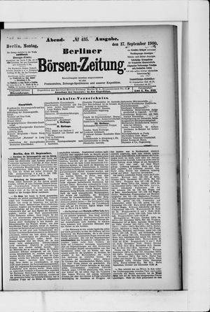 Berliner Börsen-Zeitung vom 17.09.1900