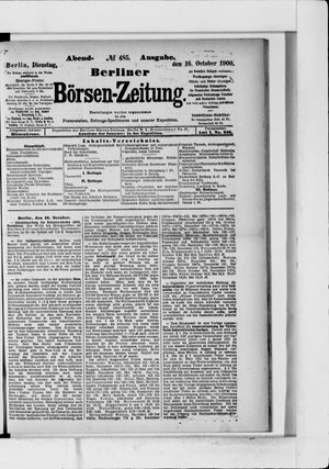 Berliner Börsen-Zeitung vom 16.10.1900