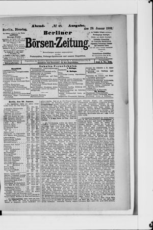 Berliner Börsen-Zeitung vom 29.01.1901