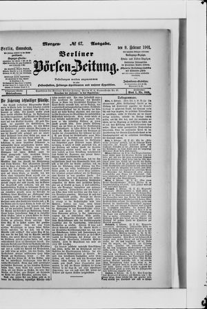 Berliner Börsen-Zeitung vom 09.02.1901
