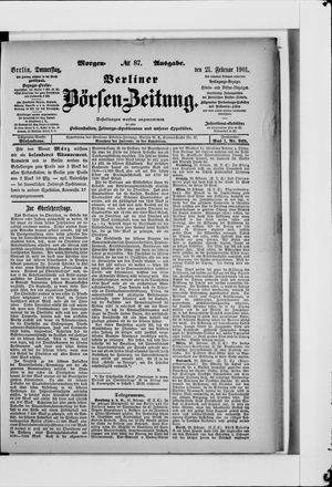 Berliner Börsen-Zeitung vom 21.02.1901