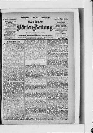 Berliner Börsen-Zeitung vom 02.03.1901