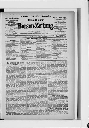 Berliner Börsen-Zeitung vom 05.03.1901