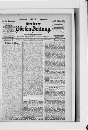Berliner Börsen-Zeitung vom 16.03.1901