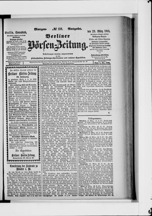 Berliner Börsen-Zeitung vom 23.03.1901