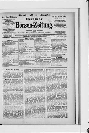 Berliner Börsen-Zeitung vom 27.03.1901