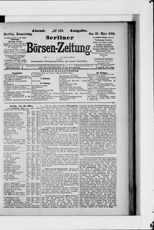 Berliner Börsen-Zeitung vom 28.03.1901