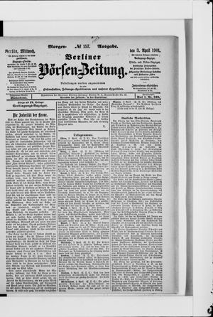 Berliner Börsen-Zeitung vom 03.04.1901