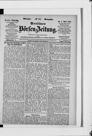 Berliner Börsen-Zeitung vom 04.04.1901