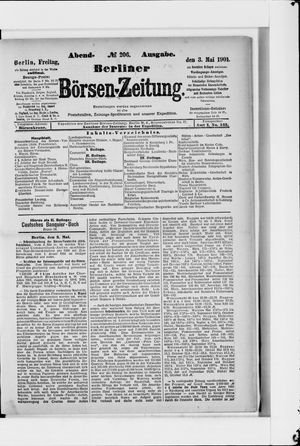 Berliner Börsen-Zeitung vom 03.05.1901