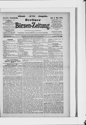 Berliner Börsen-Zeitung vom 04.05.1901