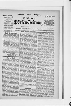 Berliner Börsen-Zeitung vom 07.05.1901