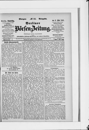 Berliner Börsen-Zeitung vom 09.05.1901