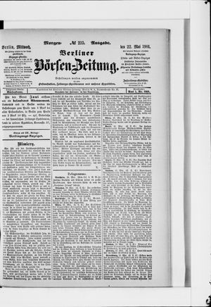 Berliner Börsen-Zeitung vom 22.05.1901