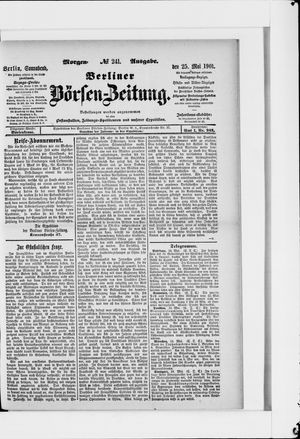 Berliner Börsen-Zeitung vom 25.05.1901