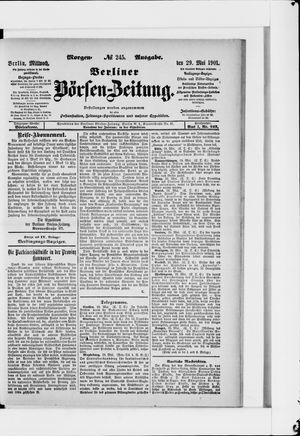 Berliner Börsen-Zeitung vom 29.05.1901