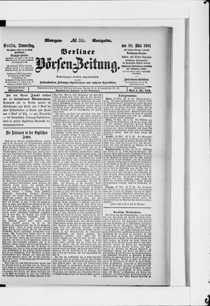 Berliner Börsen-Zeitung vom 30.05.1901