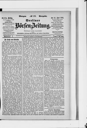 Berliner Börsen-Zeitung vom 14.06.1901