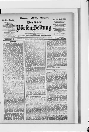 Berliner Börsen-Zeitung vom 18.06.1901