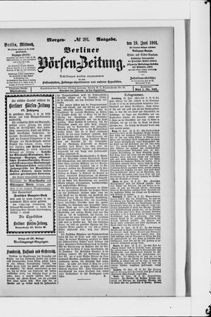 Berliner Börsen-Zeitung vom 19.06.1901