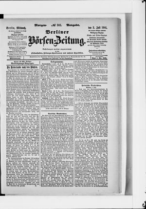 Berliner Börsen-Zeitung vom 03.07.1901