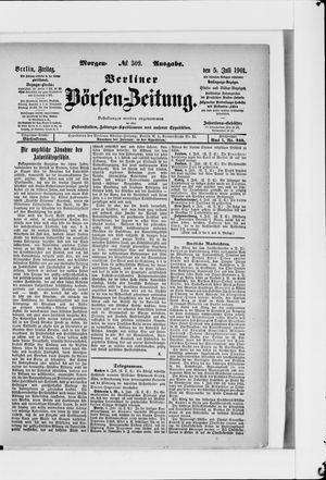 Berliner Börsen-Zeitung vom 05.07.1901