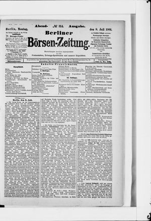 Berliner Börsen-Zeitung vom 08.07.1901