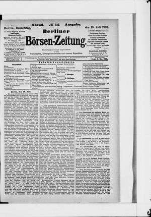 Berliner Börsen-Zeitung vom 18.07.1901