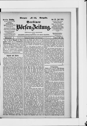 Berliner Börsen-Zeitung vom 23.07.1901