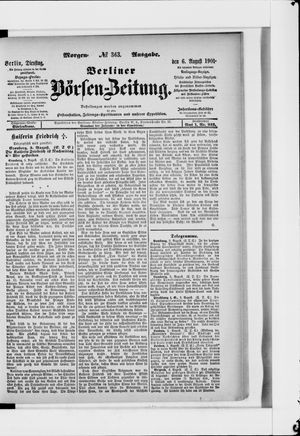 Berliner Börsen-Zeitung vom 06.08.1901