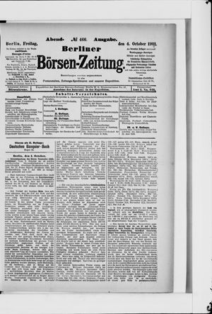 Berliner Börsen-Zeitung vom 04.10.1901