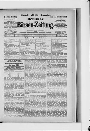 Berliner Börsen-Zeitung on Oct 14, 1901
