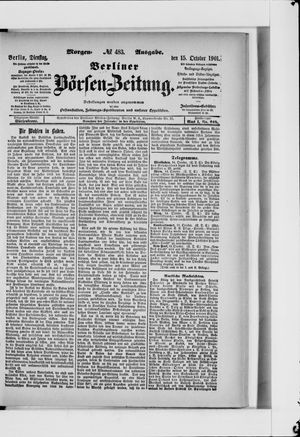 Berliner Börsen-Zeitung vom 15.10.1901