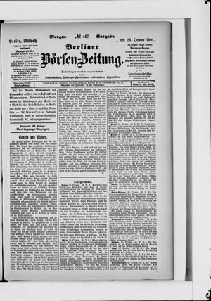 Berliner Börsen-Zeitung vom 23.10.1901