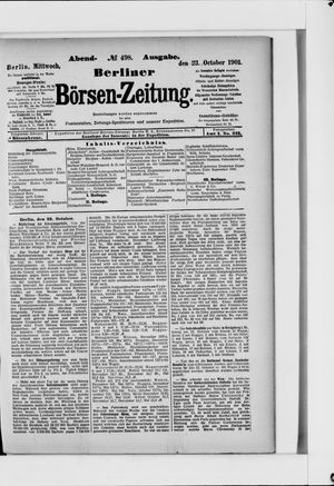 Berliner Börsen-Zeitung vom 23.10.1901